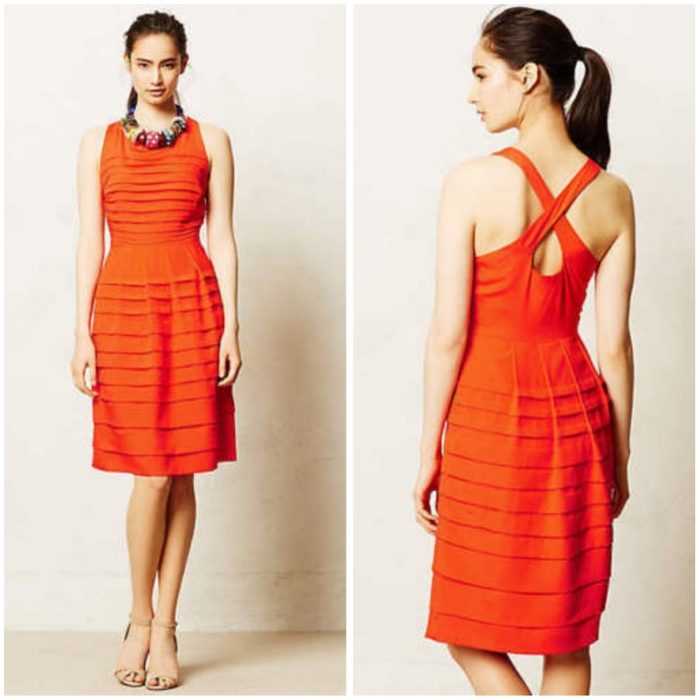 Anthropologie Eva Franco Tangelo Dress